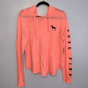 PINK Pullover Hoodie Sweatshirt